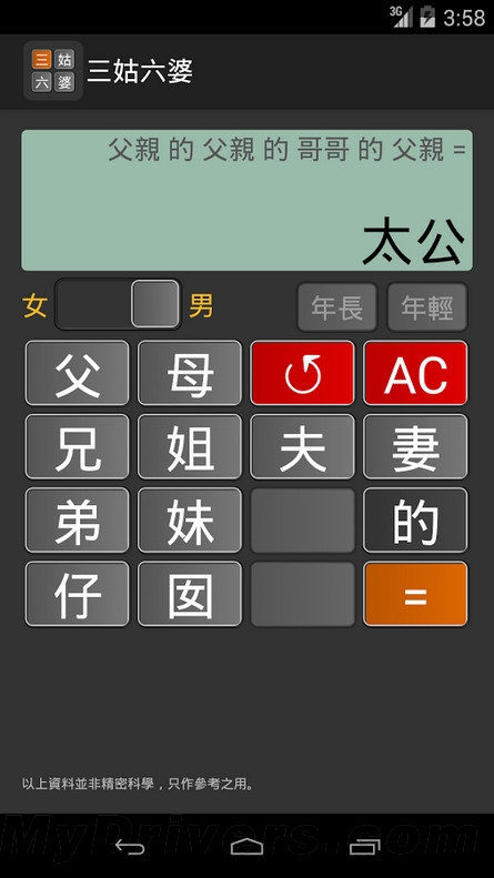 拜年神器：三姑六婆亲戚计算器来了